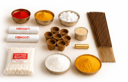 AI illustration representing ATCo NITYA monthly pooja essentials